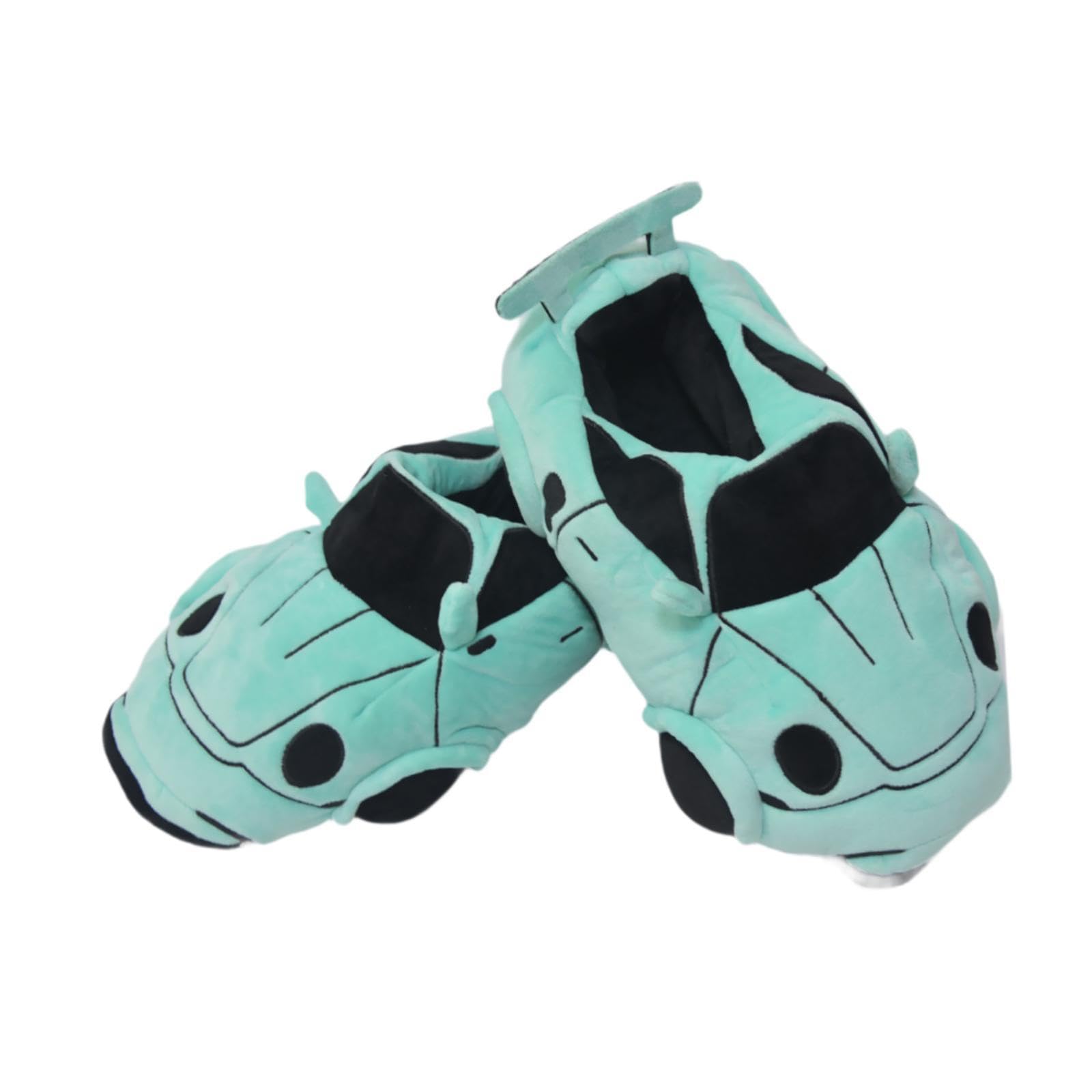 TISHITA Pantuflas Invierno Zapatillas Coche Casa Peluche Suaves Antideslizantes con Diseño Divertido Y Confort Térmico Adecuadas para Hombres Mujeres Y Adulto