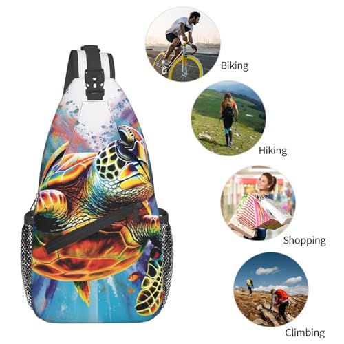 Bolso cruzado colorido para hombre y mujer miniatura 6