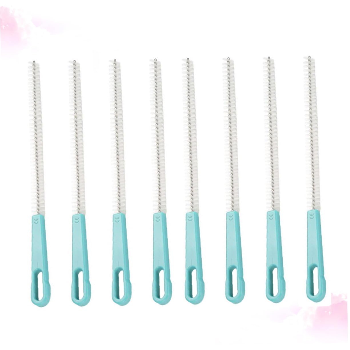 NAMOARLY Pastry Nozzle Cleaning Brush Set 8pcs Baking Tool Cleaning Brush Dessert Shop Supplies