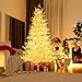 GYMAX 6FT Pre-lit Christmas Tree, Hinged Artificial Xmas Tree with 383 Snow Flocked Branch Tips, 300 Warm White & LED Lights, 11 Dynamic Modes & Timer, Holiday Decoration Tree for Home Party GYMAX 6FT Pre-lit Christmas Tree, Hinged Artificial Xmas Tree with 383 Snow Flocked Branch Tips, 300 Warm White & LED Lights, 11 Dynamic Modes & Timer, Holiday Decoration Tree for Home Party