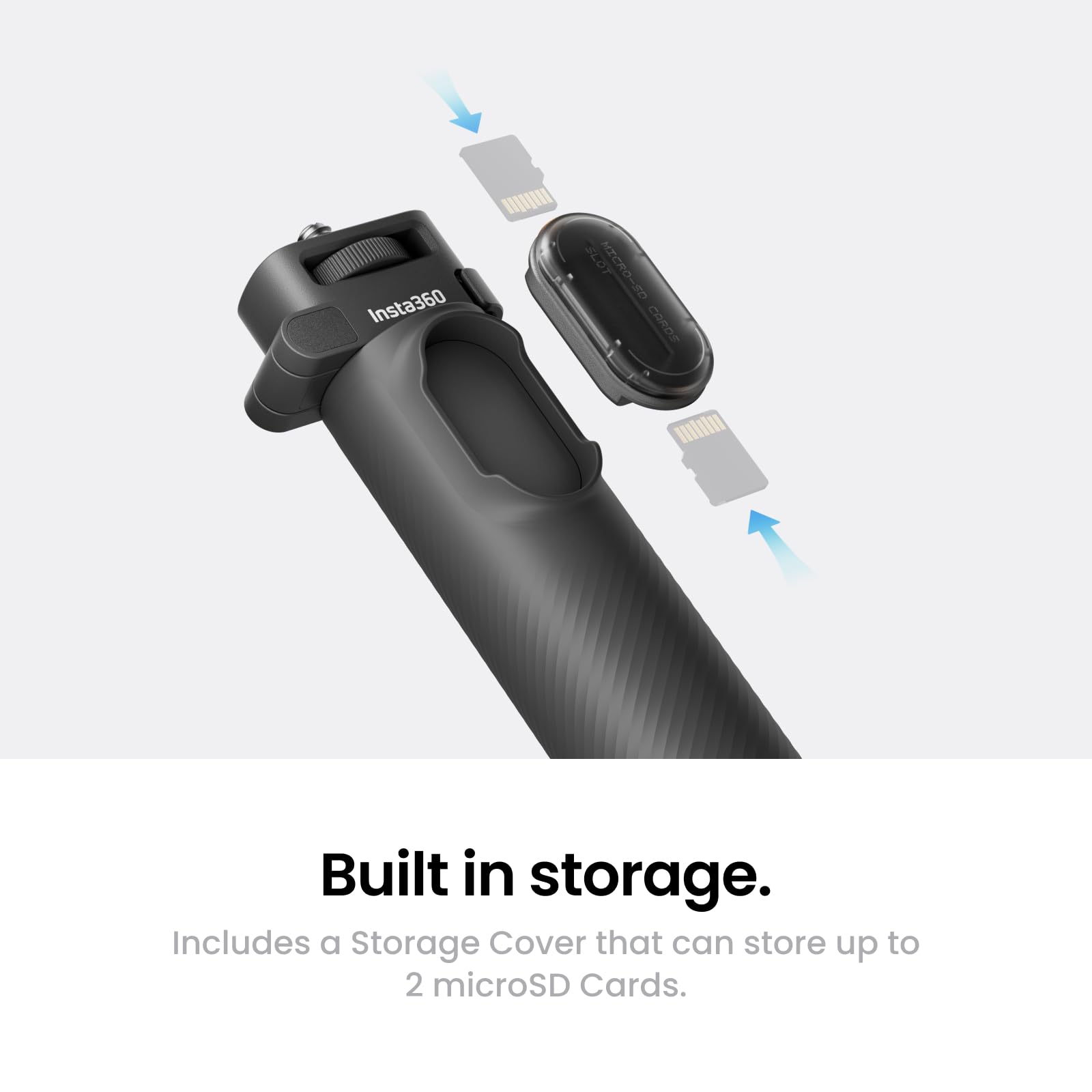 Insta360 Foldable 2-in-1 Selfie Stick, Remote Kit (1/4