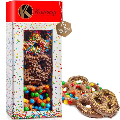 KREMERY Creamy Chocolate Cravings - Chocolate Covered Pretzel Twists Gift