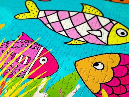1000 Piece Jigsaw Puzzle for Adults - Fish & Coral Reef Ocean | Matte Anti-Glare Finish | Fun & Challenging Puzzle | 27x19 in | Unique Gift | Enjoy - image 7