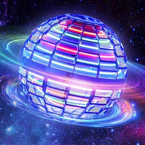MERRYHOME Flying Orb Ball Toys: 360°Rotating Hand Controlled Drone Orbit, 2025 Cool Toys, Gifts for...