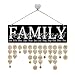 FamGift Gifts for Moms Dads Family Birthday Reminder Calendar Board DIY Birthday Tracker Plaque Wall Hanging Family Friends Classroom&Office Decorative