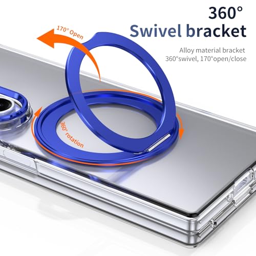 Coque Samsung Galaxy Z Fold 7 transparente bleue robuste anti-chute - 2