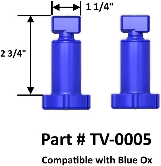 Buy Van S Rv Base Plate Plug Tow Bar Baseplate Tab Assembly Insert Replacement Cap Compatible With Blue Ox Tow Bars Roadmaster Towbars Sold As A Set Blue 2