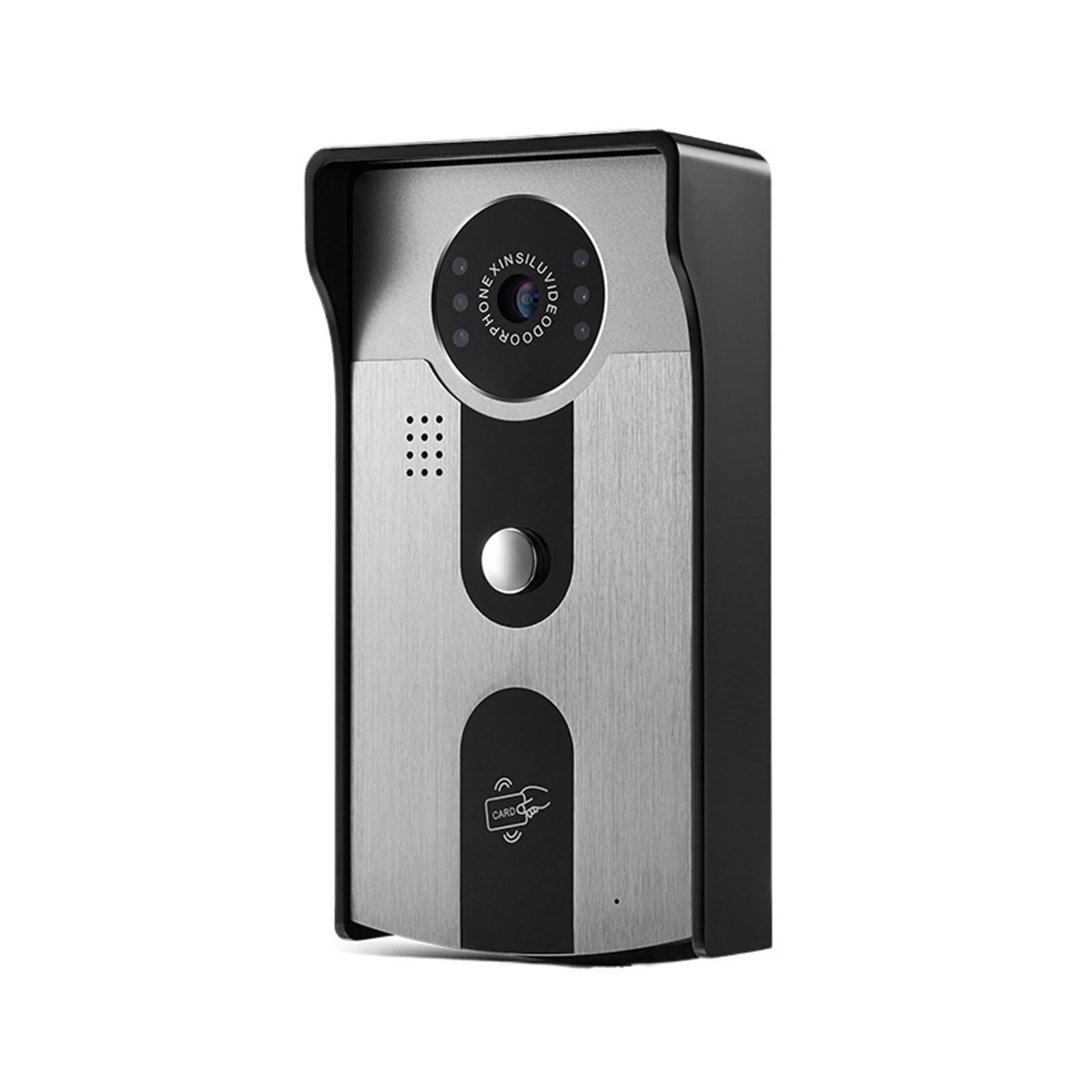 Timbre con Vídeo Timbres con Cámara Inalámbrica, Timbre De Puerta con Cámara De Seguridad WiFi Inteligente 1080P HD con Visión Nocturna, Resistente Al Agua, Compatible con Tarjeta SD