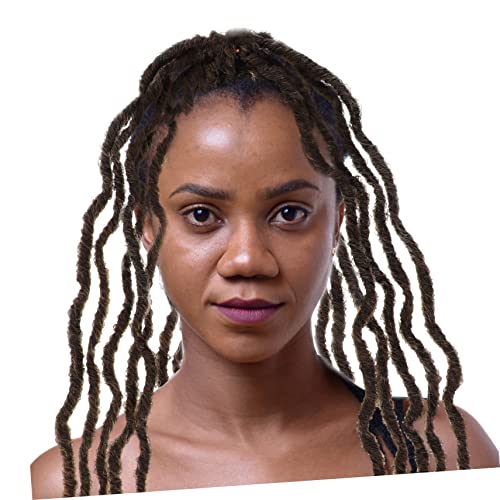 FRCOLOR 4 Pçs 18 Peruca Dreadlock Gancho De Crochê Tranças Peruca De Cabelo Crespo Peruca Tranças To