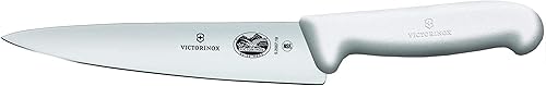 Victorinox 5200725 Cuchillo de chef 10" hoja 2-1/4" ancho en mango blanco Pro handl