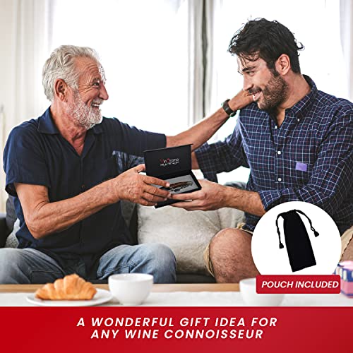 Vinorama Waiters Corkscrew Wine Opener Rosewood Handle 3-In-1 Beer Bottle Opener And Foil Cutter, The Best Choice Of Professional Waiters And Bartenders Around The Globe #TOP3