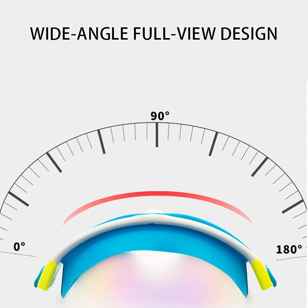 Swim Goggles for Kids Anti-fog Uv Protection Clear Wide Vision Swim Glasses with Earplug for