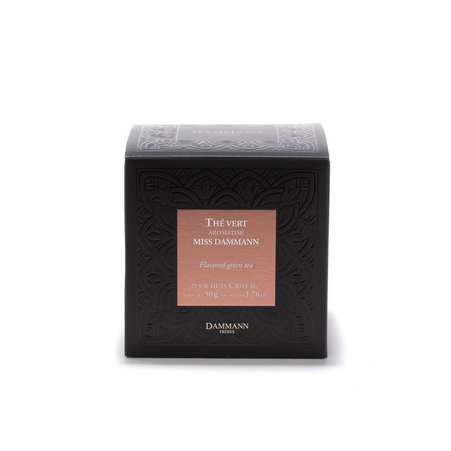 Dammann Frères | Tè Verde Miss Dammann - 25 Filtri (50 Gr) | Aromatizzato con Zenzero, Limetta e Frutto della Passione