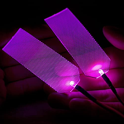 Image of Flexible Helmet led Light Decorations led Lights Flexible Cosplay DIY kit Decorations RGB Superhero for Men Gifts Pink