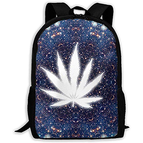 Preisvergleich Produktbild Lässige Schultasche Weedstar Backpack Women 3D Print Daypacks für Männer