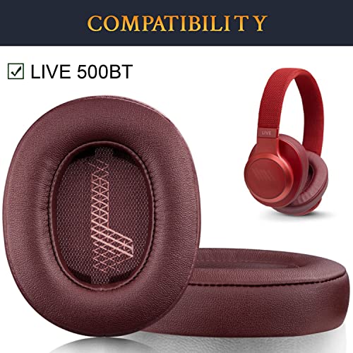 SOULWIT Professional Replacement Ear Pads for JBL Live 500BT/Live 500 BT Around-Ear Wireless Headphone - Image 2