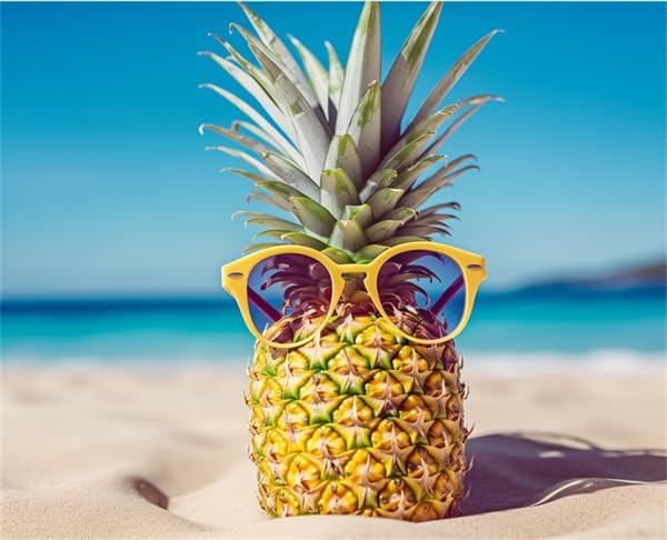 Miniatura 1 de Rompecabezas de 300 piezas para adultos, rompecabezas de playa y piña, juego de decoración del hogar de madera o un juguete para desarrollar