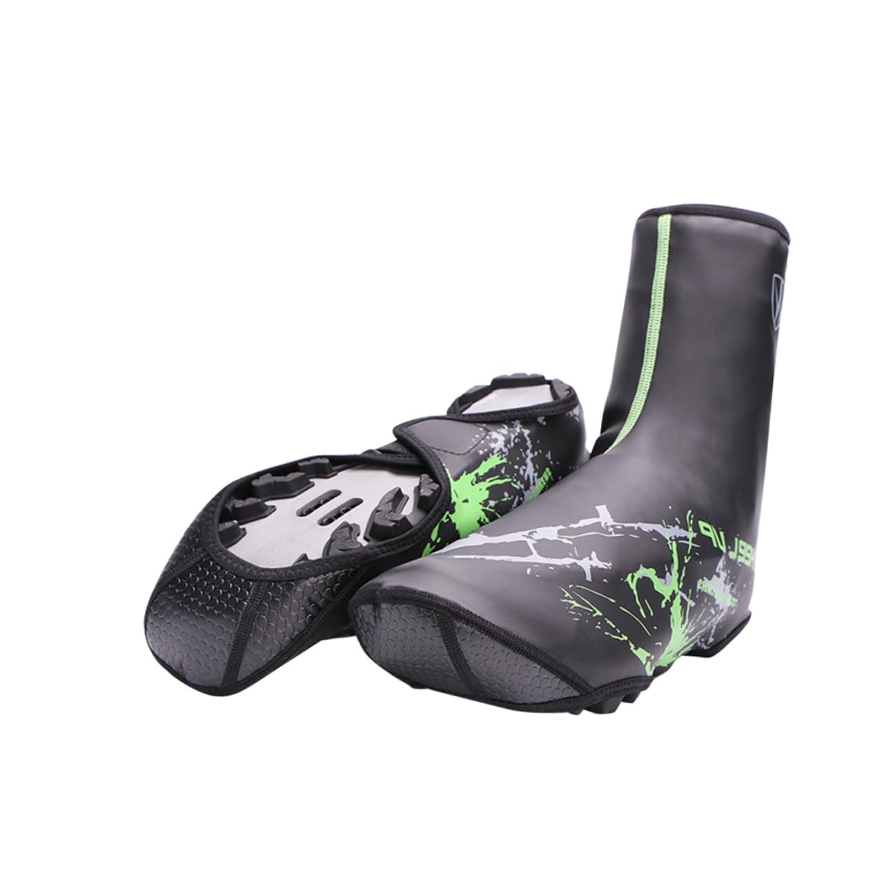 GOOHOCHY Cycling Overshoes Waterproof and Windproof Shoes Covers Thermal Bike Shoes Cover for Outdoor Riding