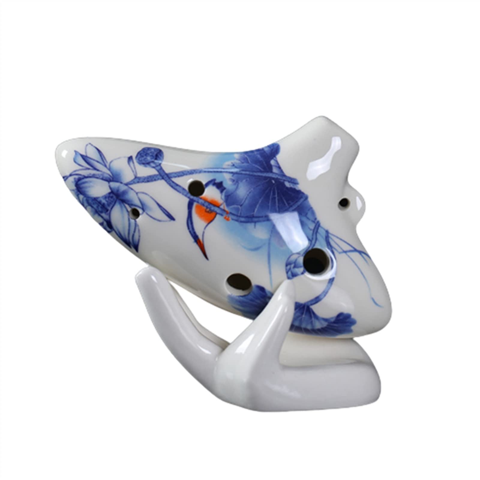 Okarinas Holzblasinstrument Okarina 6-Loch Okarina Handbemalte Okarina Für Kinderanfänger (Color : 2)