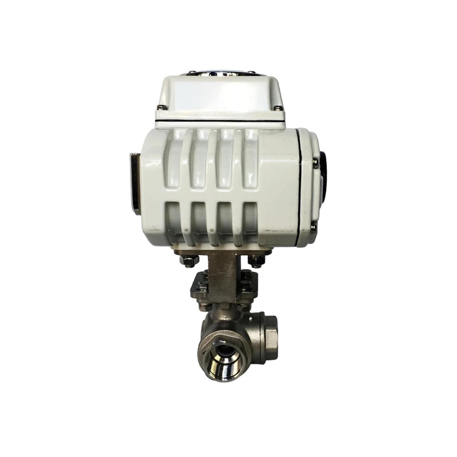 Electric Three-Way Internal Thread Ball Valve 304 Stainless Steel Electric DN8 DN15 DN20(T-Shaped Flow,DN10)