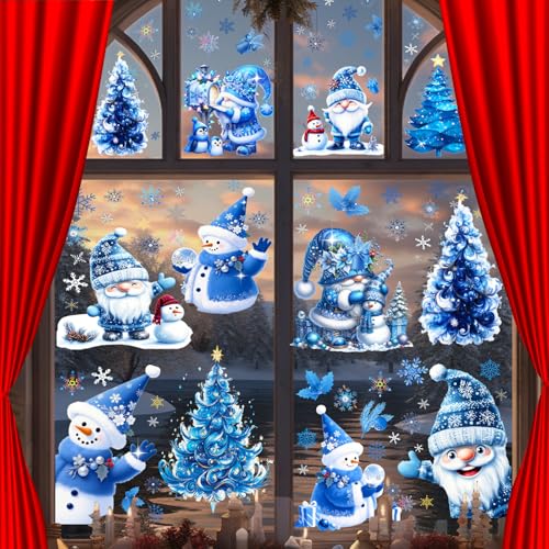 Fensterbilder Weihnachten Selbstklebend, Fensterdeko Weihnachten...