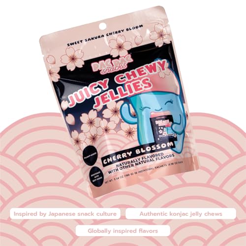 Caramelos de gelatina Konjac sabor flor de cerezo 1 pack miniatura 6