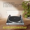 Cubierta antipolvo para tocadiscos estéreo, cubierta de repuesto de acrílico transparente para Audio AT-LP60X-BK/AT-LP60XBT-BK/AT-LP60X-GM - protector de cubierta T-e-c-h-n-i-c-a 6