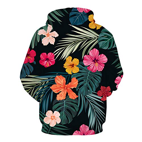 LIVBH Felpa con Cappuccio Graphic Felpa Autunnale