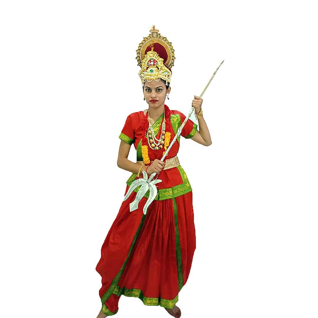 ITSMYCOSTUME Durga Ma Dhoti Top Complete Accessories Set of 7(Dhoti,Top,Motimala,Earrings,Bajuband & Mukut)(Trishul not Included) -Kids Fancy Dress Costume Red (B08KQ6JFRG) Amazon Price History, Amazon Price Tracker