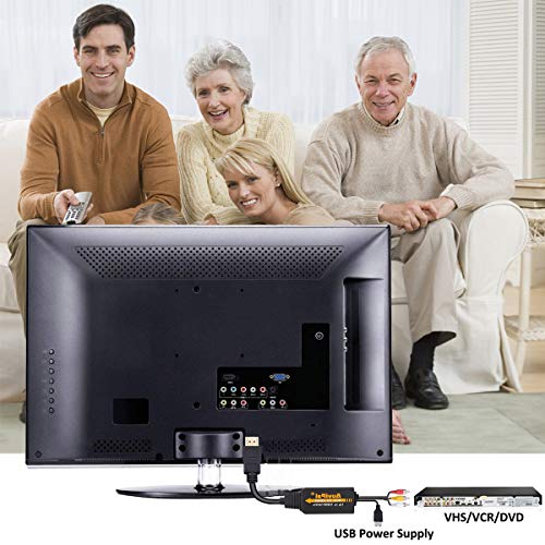 Auvipal Rca To Hdmi Converter For Playing Vhs/Vcr/Dvd Player/Game Consoles On Modern Tv All-In-One 3Rca Composite Av To Hdmi Video Adapter #TOP6