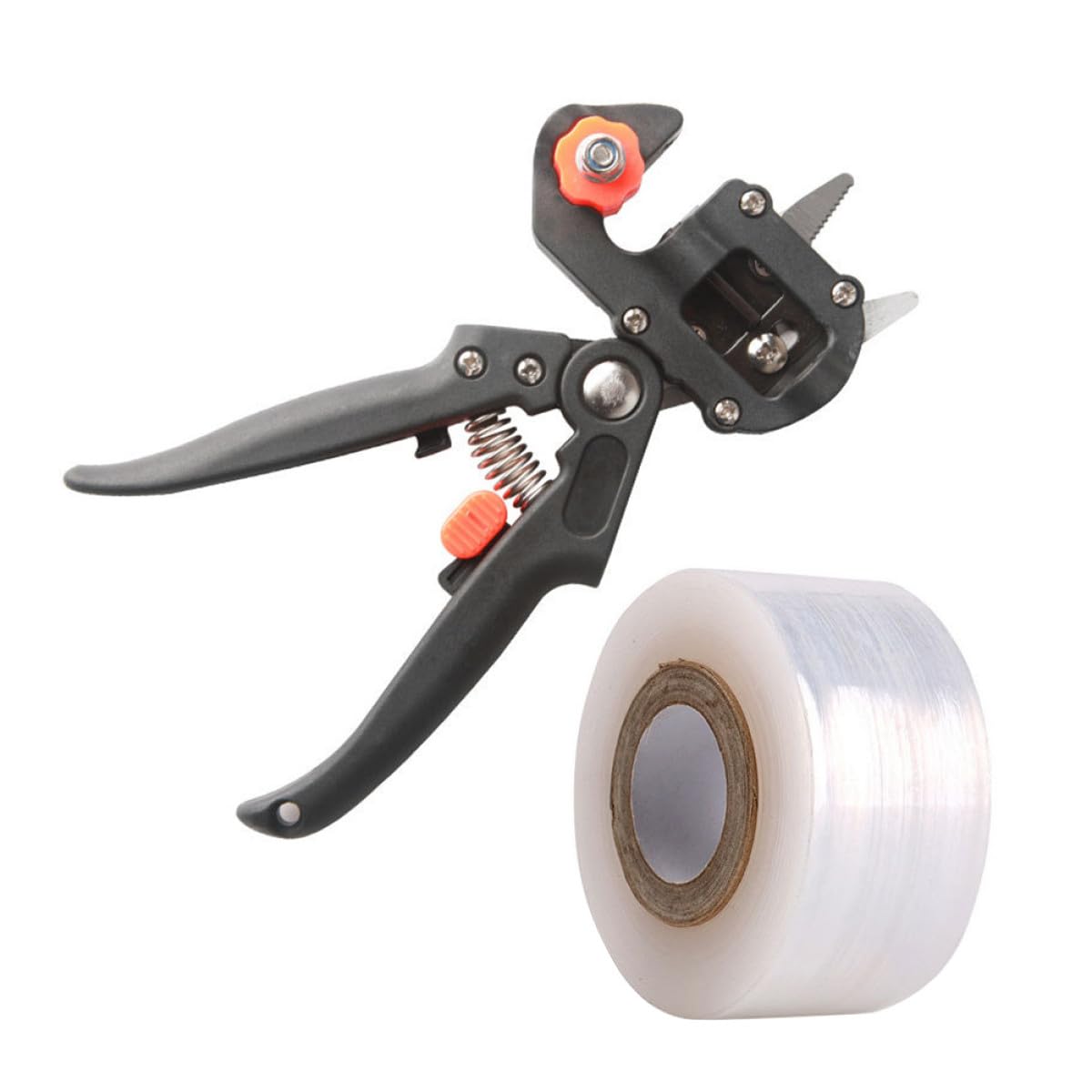 TOYANDONA Set di Forbici da e Lame di Ricambio in Lega Manico Ergonomico Utensile Leggero per Innestare Piante e Alberi da Giardino, per Parchi e Piantagioni