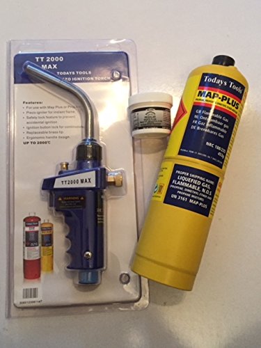 Neish Tools Hot Deal No1-TT2000 Torch c/w Mapp-Plus & 1.7oz Nokorode Flux Paste
