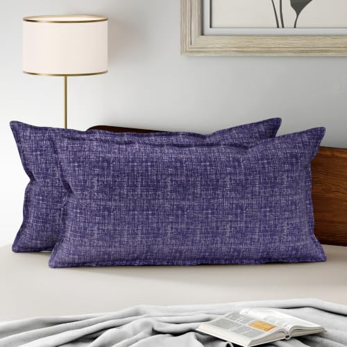 Image of Wakefit 100% Cotton Pillow Cover Set of 2 | 200 TC Soft & Breathable Pillow Cases | King Size 19 x 36 Inch | Skin Friendly, Durable & Gentle Machine Washable | Mambo
