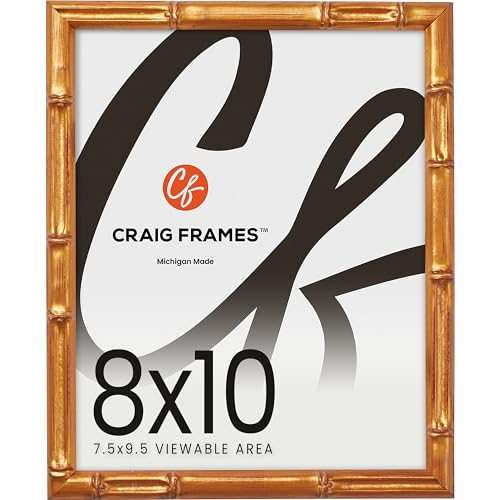 10 Best Bamboo Picture Frames That Elevate Your Home Decor 9 Craig Frames Vintage Gold Bamboo 8x10 Picture Frame
