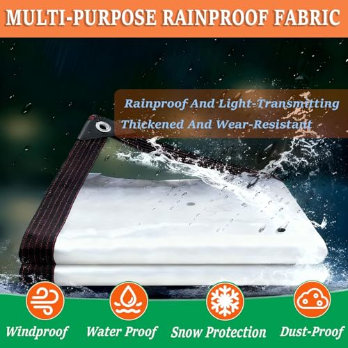 Loneta impermeable de serreta transparente lona HDPE exterior impermeable 3