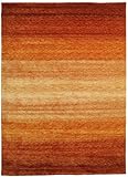RugVista, Gabbeh Rainbow, Teppich, Kurzflor, 210 x 290 cm, Rechteckiger, Gabbeh, Wolle, Flur, Schlafzimmer, Küche, Wohnzimmer, Rost, Rost/Rot