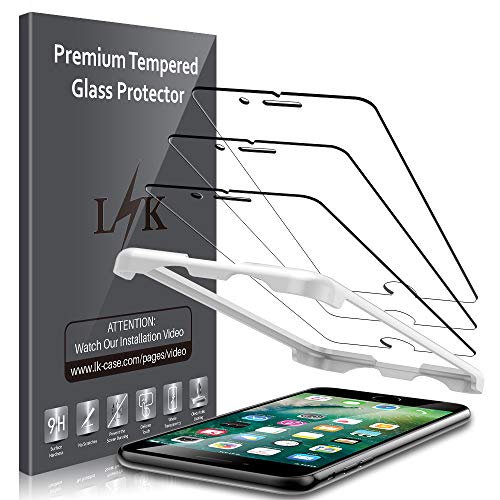 LK (3 Pack) Screen Protector for iPhone 7 Plus/iPhone 8 Plus 5.5 inch
