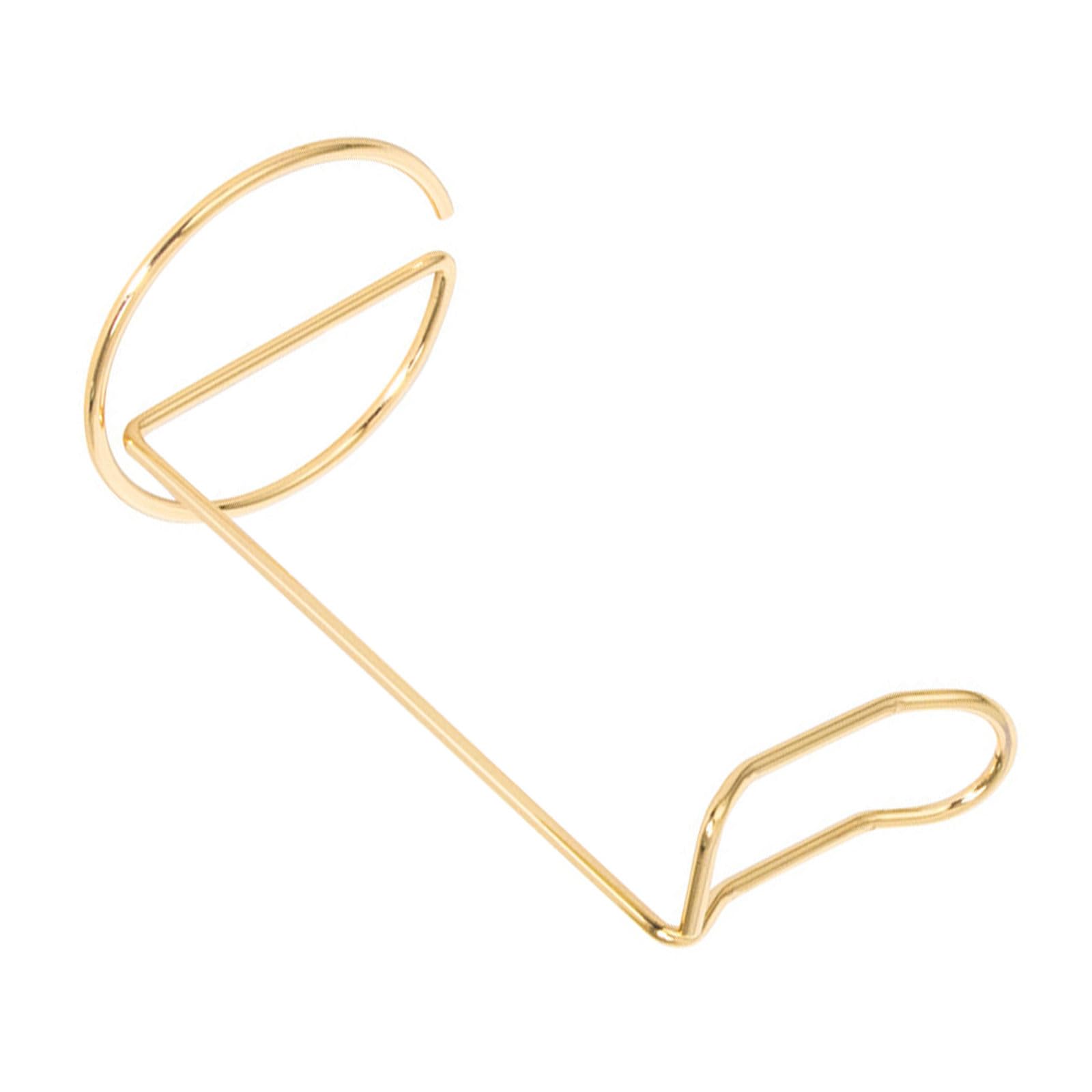 Hsioluted Rose Gold Metal Headsets Stand Enhances Desktop Aesthetics with Stable Slip Resistant Base Headphones Stand