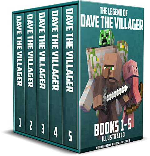 The legend of dave the villager books 1-5: a collection of unofficial minecraft books