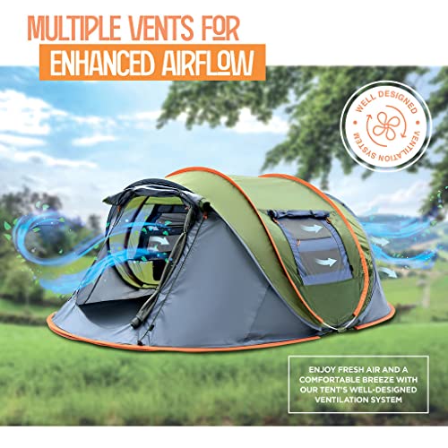 Carpa pop-up para 4 personas Maple99 ligera y portátil miniatura 5