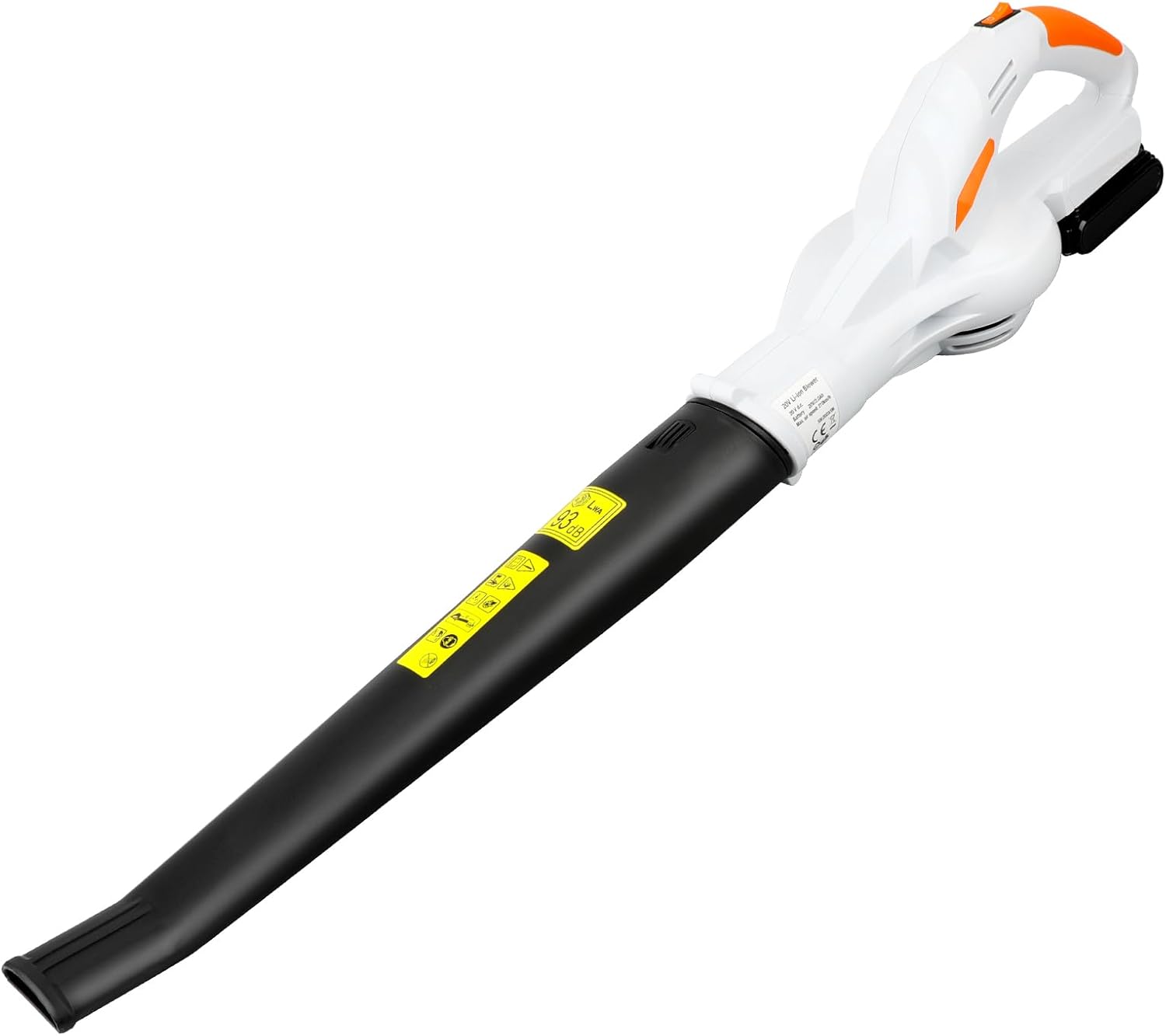 LIGO 20V Cordless Leaf Blower Battery Powered for Lawn Care, Patio, Blowing Leaves and Snow, Handheld Lightweight Including 2.0Ah Battery& Fast Charger