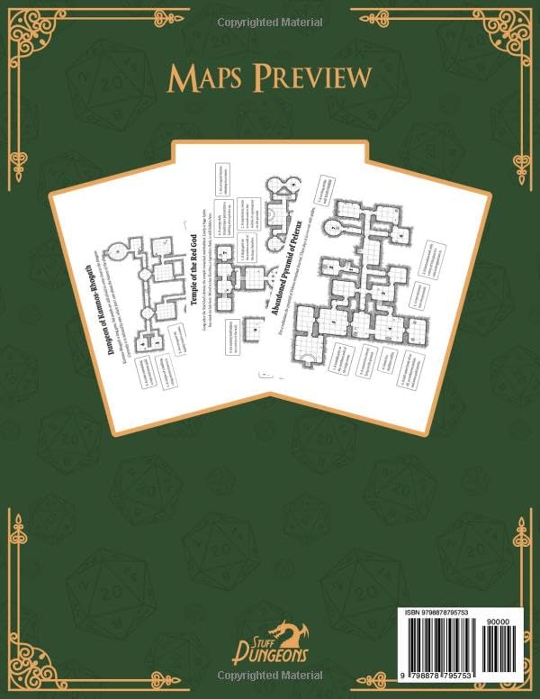 Dungeons and Dragons Verdant Realms Dungeon Maps for Game Masters Vol 2: 100 Unique Forest Maps and Stories for TTRPGs - Image 2