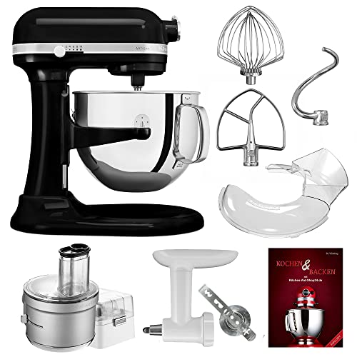 KitchenAid Küchenmaschine - P36 Food Processor Set Spezial 6,9 L (K) - 5KSM7580XEOB inkl. Food Processor Vorsatz…