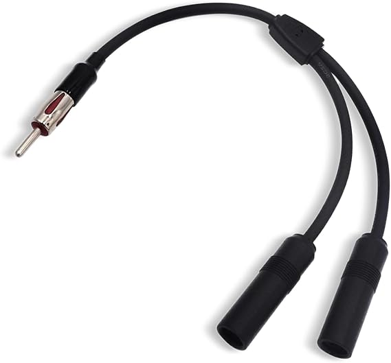 Fogfar 1 PC Car Antenna Connection Cable, Car Antenna Adapter, Radio Antenna