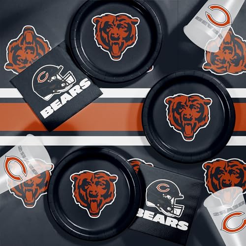 Chicago Bears Tableware Kit 49 ct Officially Licensed