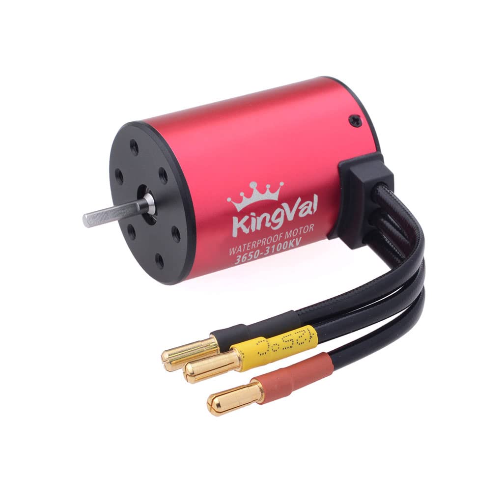 KingVal 3650 5900KV Brushless Motor & 80A ESC Combo With Program Card - For 1/10 RC Cars & Trucks - View #3