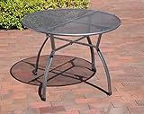 greemotion Gartentisch Toulouse rund aus kunststoffummanteltem Stahl - 6
