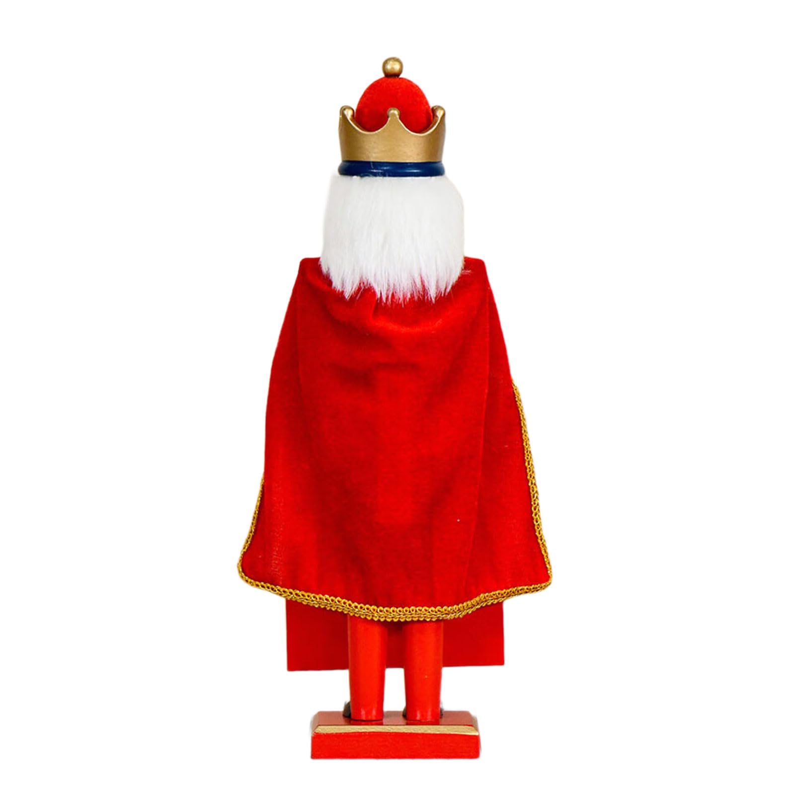 swynrf Wooden Nutcrackers Ornament Christmas Decorations Figures Puppet Home Decors Wooden Nutcrackers Figure for Fireplaces
