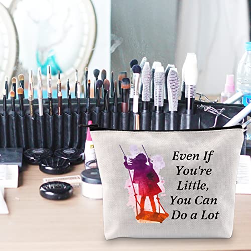 Pofull Matilda The Musical Inspired Gift Broadway Musical Gift Even If You're Little You Can Do A Lot Cosmetic Bag (Little Can Do A Lot) #TOP6