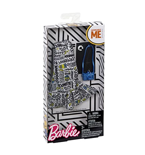 Barbie Despicable Me White Ruffle Bottom Dress Fashion Pack – Bild 4